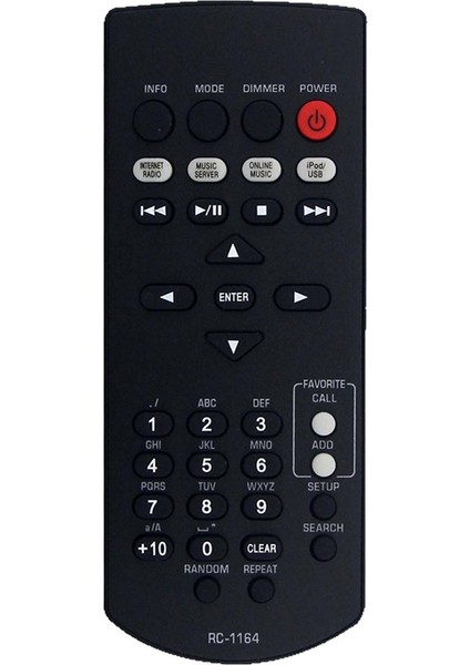 Yedek Uzaktan Kumanda RC-1164 Denon Av Alıcı Sistemi DNPF109 CD Çalar Uzaktan Kumandası Için Kullanılır (Yurt Dışından)