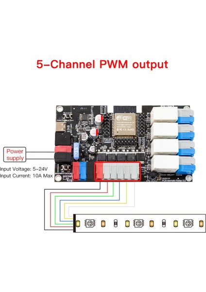 Tasmato/wled/ıot Için Mikrofonlu Kendin Yap ESP32 Wifi Geliştirme Kartı (Yurt Dışından)