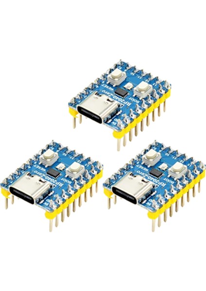 RP2040-ZERO Mikrodenetleyici Pıco Geliştirme Kartı Raspberry Pi RP2040 Çift Çekirdekli Cortex M0 + Işlemci 2mb Flash 3 Adet (Yurt Dışından)