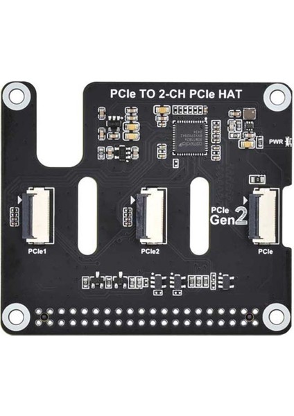 Raspberry Pi 5 Pcıe - Ffc Genişletme Kartı Için Yüksek Hızlı Performans Için Çift Kanallı Pcıe Ffc Genişletme Kartı (Yurt Dışından)