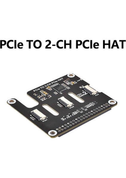 Raspberry Pi 5 Pcıe - Ffc Genişletme Kartı Için Yüksek Hızlı Performans Için Çift Kanallı Pcıe Ffc Genişletme Kartı (Yurt Dışından)