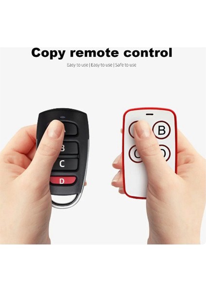 300-868MHZ Otomatik Kopyalama Uzaktan Kumanda Elektrikli Garaj Kapısı Açacağı Kopyalayıcı Klon Kodu 4 Anahtar Verici C (Yurt Dışından) modelleri