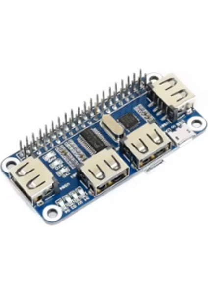 Raspberry Pi Için 4 Port USB Hub Hat, Usb'den Uart'a Dahili (Yurt Dışından)
