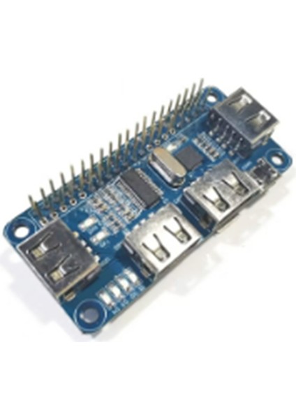 Raspberry Pi Için 4 Port USB Hub Hat, Usb'den Uart'a Dahili (Yurt Dışından)