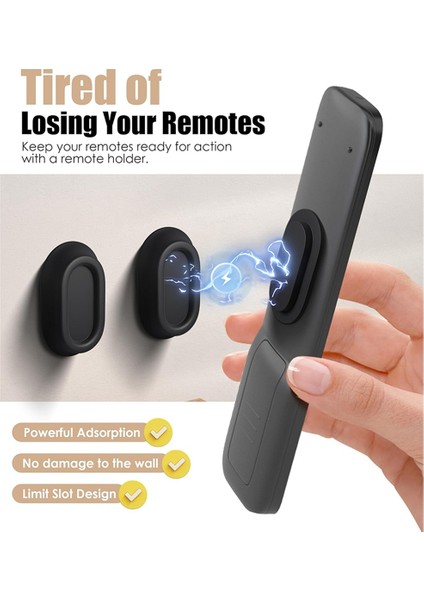 5 Paket Manyetik Uzaktan Kumanda Tutucu Duvar Montajı, Silikon Uzaktan Kumanda Düzenleyici Yapışkanlı Tv Uzaktan Kumanda Şarj Tutucu (Yurt Dışından) modelleri