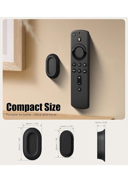 5 Paket Manyetik Uzaktan Kumanda Tutucu Duvar Montajı, Silikon Uzaktan Kumanda Düzenleyici Yapışkanlı Tv Uzaktan Kumanda Şarj Tutucu (Yurt Dışından) fırsatları