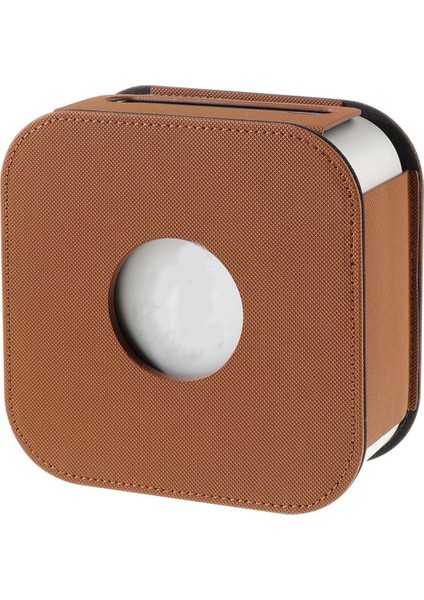 Mac Mini M4/pro Kılıfı Için Koruyucu Kılıf Pu Deri Kılıf Darbeye Dayanıklı Çanta Mac Mini 2024 Kılıfı Kahverengi (Yurt Dışından)