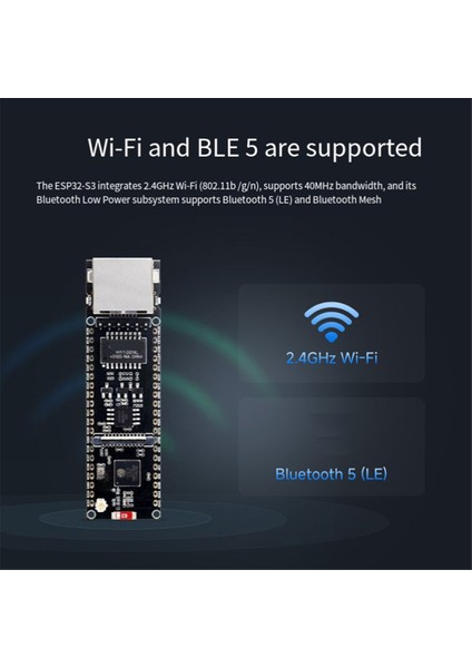 ESP32-S3 Eth Kamera Geliştirme Kartı Poe RJ45 / OV2640 OV5640 Portu / W5500 / Micro-Sd Raspberry Pi Pico Boyutu, A (Yurt Dışından)