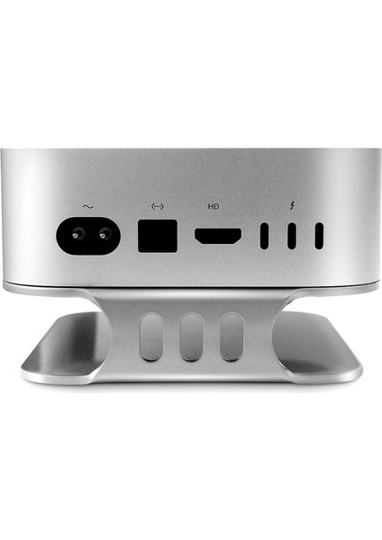Mac Mini M4 2024 Için Masaüstü Standı Isı Dağıtıcı Metal Montaj Yuvası Soğutma Tutucu Aksesuarları (Yurt Dışından)