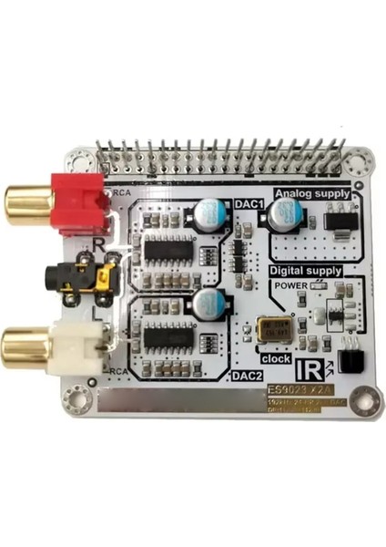 Volumio Moode Raspberry Pi 4b Dual ES9023 Kod Çözücü Dac I2S Hıfı Ağ Dijital Ses Oynatıcı Ses Kartı 3b+2b (Yurt Dışından)