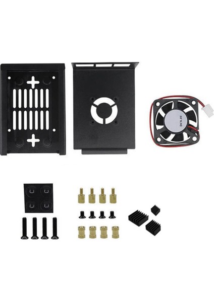 Orange Pi 5 Pro / Orange Pi 5 Max Metal Koruyucu Kılıf Soğutma Fanı Alüminyum Soğutucular (Yurt Dışından)