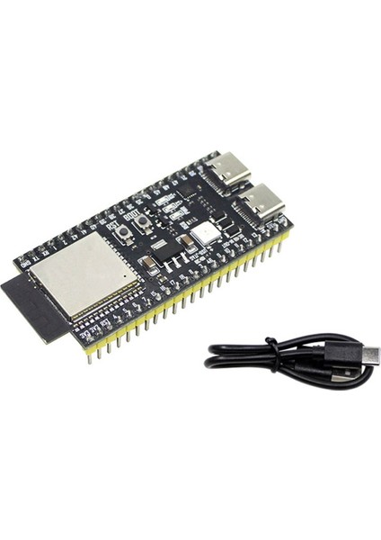 ESP32-S3 N16R8 Geliştirme Kartı USB Kablolu Kaynak 2.4g Wifi Bt Modülü ESP32-S3 Wroom1 N16R8 44PIN Tip-C ESP32-S3 (Yurt Dışından)