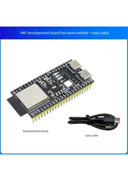 ESP32-S3 N16R8 Geliştirme Kartı USB Kablolu Kaynak 2.4g Wifi Bt Modülü ESP32-S3 Wroom1 N16R8 44PIN Tip-C ESP32-S3 (Yurt Dışından)