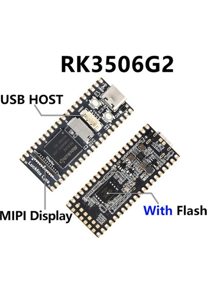 Luckfox Lyra RK3506G2 Linux Geliştirme Kartı RK3506 Cortex-A7 Destek Mıpı/dsı Ekran, Kaynaklı Değil (Yurt Dışından)