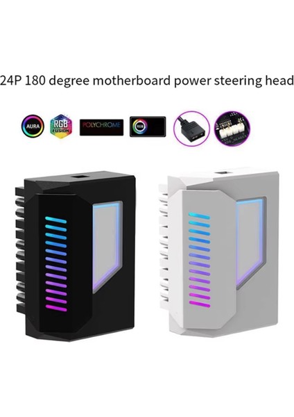 2 Adet Anakart Atx 24PIN Adaptörü 180 Derece Argb Adaptörü 5V Senkronizasyon Masaüstü Pc Anakart Dıy Bilgisayar (Yurt Dışından)