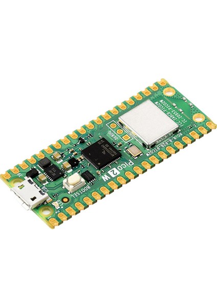Raspberry Pi Pico 2 W Mikrodenetleyici Kartı, 2.4ghz 802.11N Kablosuz Lan Wifi 4 ve Bluetooth 5.2, Arm CORTEX-M33 (Yurt Dışından)