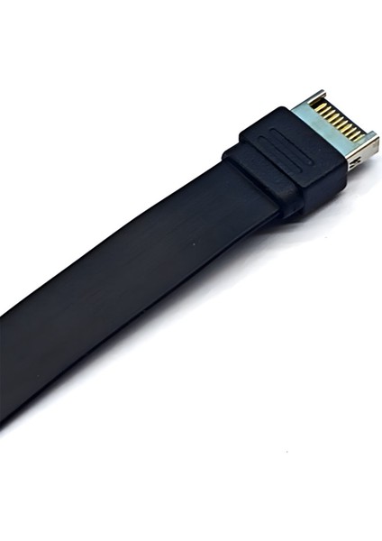 Usb3.2 GEN2X2 Kartı Hat Tipi-E Terminali Tip-C Ön C Ana 10G/20GBPS Düz Tel 50CM (Yurt Dışından)