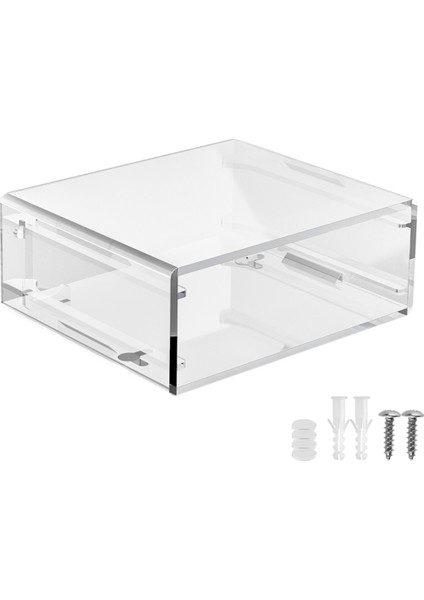 Mac Mini M4 Için Akrilik Kasa Standı Masa Altı Duvar Depolama Standı (Yurt Dışından)