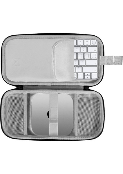 Apple Mac Mini M4/m4 Pro Için Koruyucu Seyahat Çantası - Çizilmez File Cepli Sert Taşıma Çantası Siyah (Yurt Dışından)