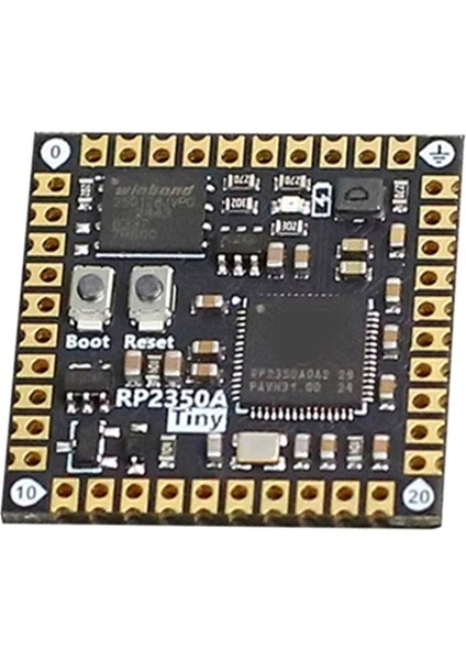 RP2350A-RASPBERRY Pi RP2350 Çift Çekirdekli Çift Mimarili Çip Tabanlı Küçük Mikrodenetleyici Geliştirme Kartı (Yurt Dışından)