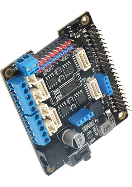 Raspberry Pi Için Uygun 3.3V/5V Voltaj Seviyeleri Için Robot Motor Sürücü Kartı Çoklu Motorlar Için Motor Sürücü Kartı (Yurt Dışından)