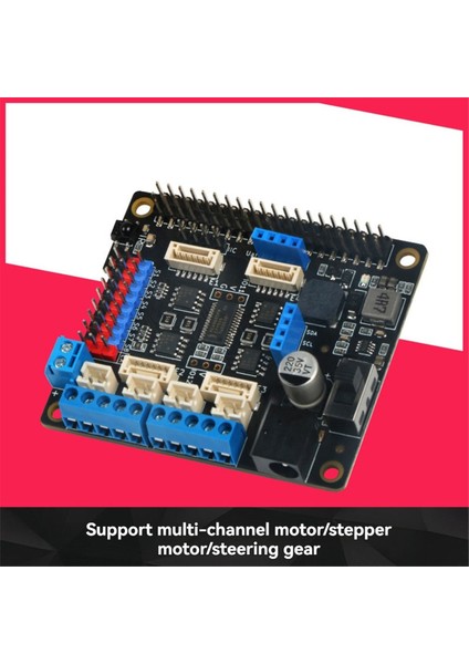 Raspberry Pi Için Uygun 3.3V/5V Voltaj Seviyeleri Için Robot Motor Sürücü Kartı Çoklu Motorlar Için Motor Sürücü Kartı (Yurt Dışından)