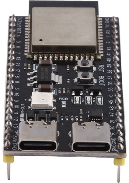 ESP32-S3 N16R8 Geliştirme Kartı Kaynak 2.4g Wifi Bt Modülü ESP32-S3 Wroom1 N16R8 44PIN Tip-C ESP32-S3 (Yurt Dışından)