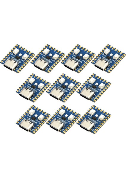RP2040-ZERO Mikrodenetleyici Geliştirme Kartı Raspberry Pi RP2040 Çift Çekirdekli Cortex M0+ Işlemci 2mb Flash 10 Adet (Yurt Dışından)