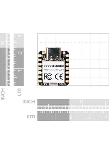 Raspberry Pi Pico 2 Xıao RP2350 Arm CORTEX-M33 ve Hazard3 Rısc-V Ram Için Seeed Studio Düşük Güç Geliştirme Kartı (Yurt Dışından)