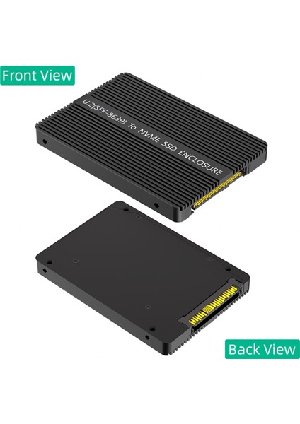 M.2(Ngff) Nvme Ssd'den U.2'ye (SFF-8639) 2.5 Inç SSD Adaptörü Termal Ped Ile, M.2 Nvme Ssd'yi U.2'ye Dönüştürün Sata Için Değil (Yurt Dışından)