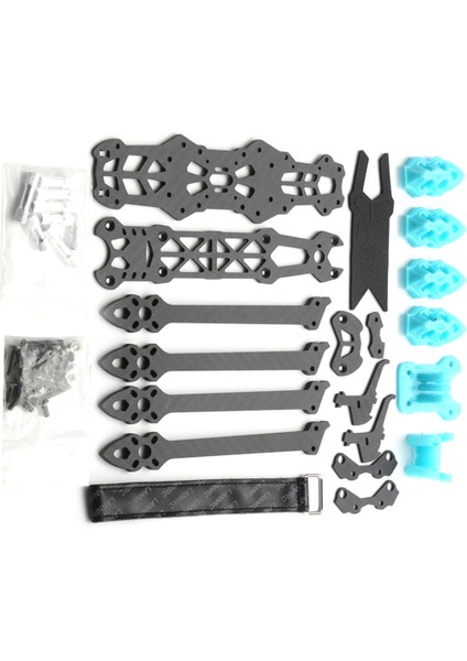 Mark4 7 Inç 295MM Quadcopter Çerçeve Kiti 5mm Kol, 7 Inç Fpv Serbest Stil ve Rc Yarış Drone'u Için Mavi Baskı ile (Yurt Dışından) fiyatları