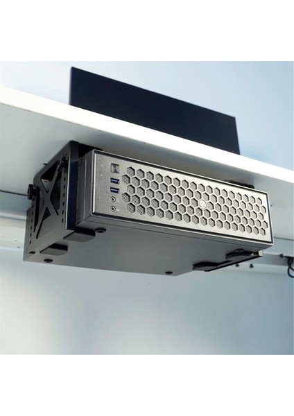 Ayarlanabilir Masa Altı Pc Veya Nas Montaj Braketi Tutucusu Nas, Cpu, Ups, Küçük Form Faktörlü Masaüstü Kulesi ile Uyumlu (Yurt Dışından)