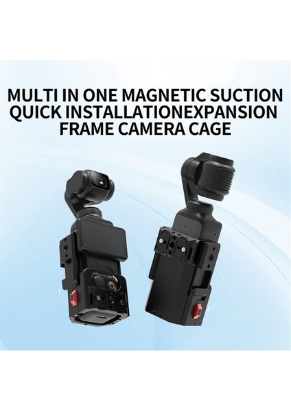 Djı Osmo Pocket 3 Koruma Çerçevesi Alüminyum Uzatma Adaptörü Hızlı Çıkarma Soğuk Ayakkabı Montaj Muhafazası Kabuk Aksesuarları (Yurt Dışından) modelleri