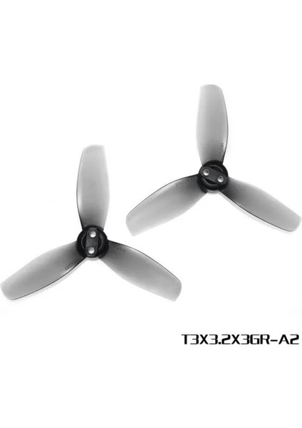 2 Çift T3X3.2X3 3 Kanatlı Pervane 3 Inç 2cw + 2ccw Pc Pervane Djı Avata2 Fpv Drone Aksesuarları Gri (Yurt Dışından) modelleri