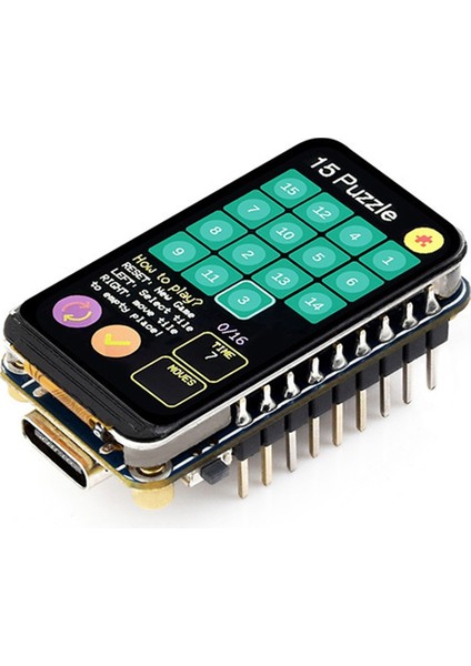 Waveshare RP2350 1.47 Inç LCD Geliştirme Kartı Arm CORTEX-M33 Rgb Lamba Boncukları5 172X320 16MB Flaş Lcd-1.47 Type-C (Yurt Dışından)