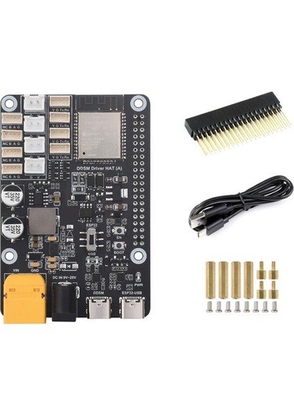 Raspberry Pi Için Doğrudan Sürücülü Servo Hub Motorları Için Wifi Kablosuz ESP32 Ddsm Motor Sürücü Hat (Yurt Dışından)