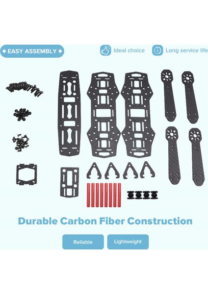 QAV250 Dört Eksenli Karbon Fiber Raf Çerçeve Seyahat Makinesi Fpv Model Raf Havacılık Ünitesi Uzun Menzilli Fpv Drone Rafı (Yurt Dışından) indirimleri