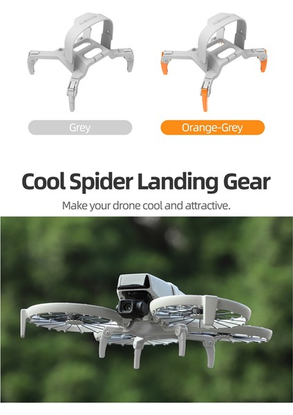 Sunnylıfe Djı Flip Için Iniş Takımı Katlanabilir Iniş Ayağı Uzatma Ayakları Yükseklik Djı Flip Için Genişletilmiş Koruma Aksesuar A (Yurt Dışından) fiyatları