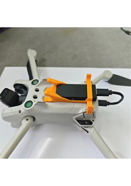 Djı Cellular 4g Modülü Için Sabit Braket Djı Mini 3pro Drone Turuncu Için Veri Kablosu Antenli Sabit Klipsli Iniş Takımı (Yurt Dışından)