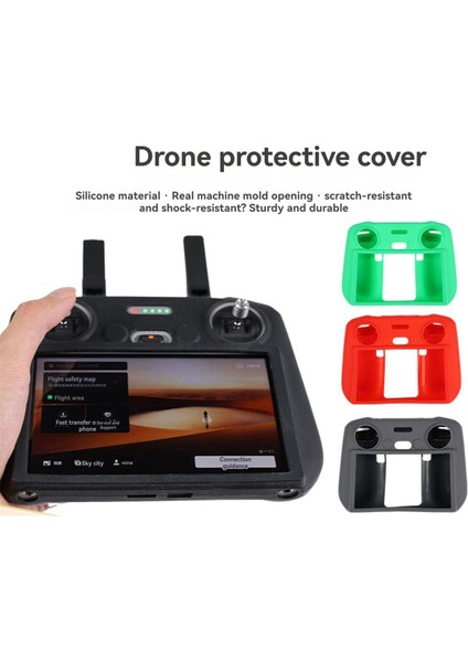 Djı Mini 3/mini 4 Pro/air 3s/mavic 3 Pro/flid Rc Uzaktan Kumanda Için Drone Silikon Kılıf Çizilmeye Dayanıklı Koruyucu Kılıf C (Yurt Dışından)