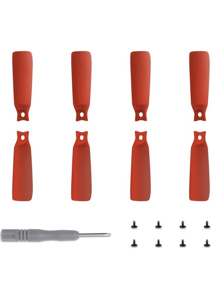 Djı Flıp Çıkarılabilir Iha Pervane Kanat Yedek Parçaları Iha Pervane Kanat Seti Iha Aksesuarları Kırmızı (Yurt Dışından)