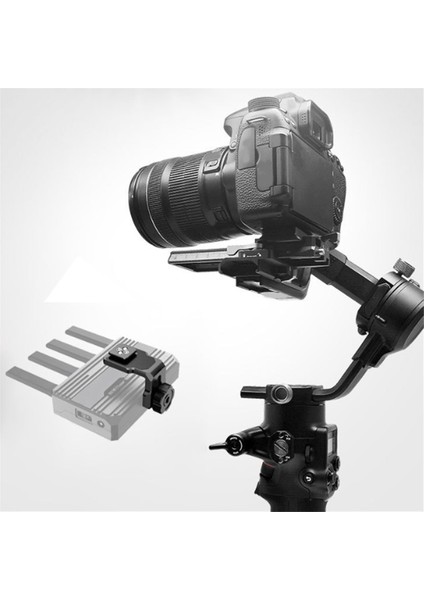 Djı RS2/RSC2/RS3/RS3PRO Için Cineview He/se/quad Için 1/4 Soğuk Ayakkabı Montajlı Kablosuz Iletim Taban Plakası Tutucu (Yurt Dışından) modelleri