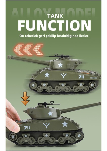 Büyük Boy M4 Sherman Tankı Spreylenebilir Çocuk Oyuncak Modeli (Yurt Dışından) modelleri
