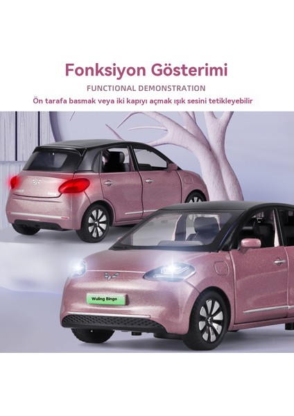 1:32 Wuling Hongguang Bingo Alaşımlı Otomobil Modeli (Yurt Dışından) fırsatları