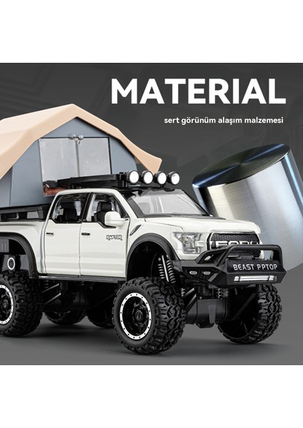 1:24 Ford Raptor F150 Rv Off-Road Alaşımlı Araç Modeli (Yurt Dışından) fırsatları