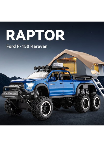 1:24 Ford Raptor F150 Rv Off-Road Alaşımlı Araç Modeli (Yurt Dışından) indirimleri