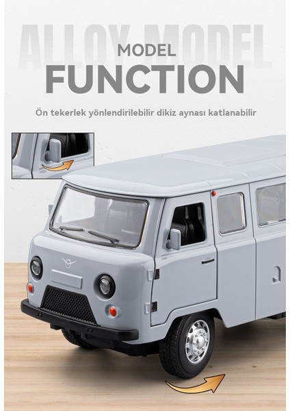 1:18 Rus Vaz Voyager Off-Road Minibüs Modeli (Yurt Dışından) modelleri