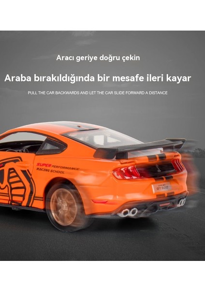 1:32 Ford Mustang GT500 Alaşımlı Araba Modeli (Yurt Dışından) fırsatları