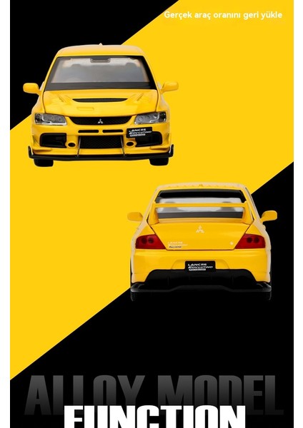 1:32 Mitsubishi Dokuz Nesil Evo Alaşımlı Spor Araba Modeli Ses Oyuncak Araba (Yurt Dışından) fırsatları