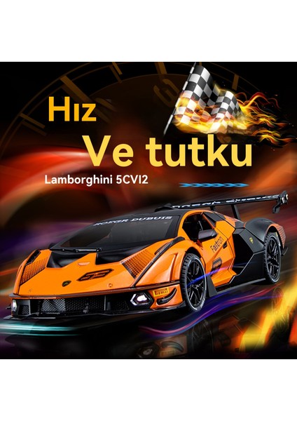 1:24 Lamborghini SCV12 Alaşımlı Araç Modeli (Yurt Dışından) indirimleri